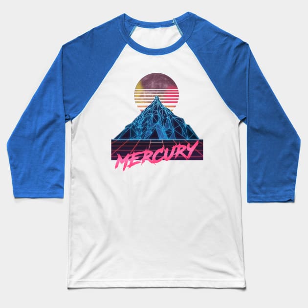 Mercury In Retro - Grade Baseball T-Shirt by freezethecomedian